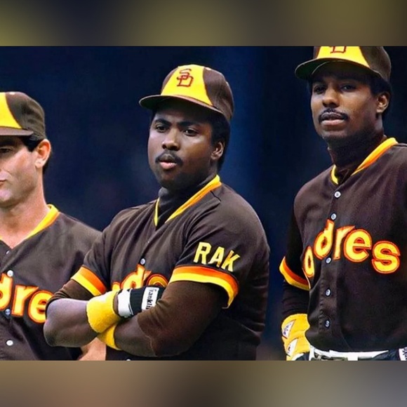 Majestic Cooperstown Collection San Diego Padres MLB Vintage Jersey Men’s Sz: XL - Picture 2 of 7